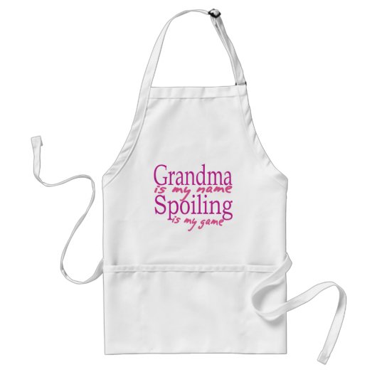 Oma is mijn naam standaard schort (Voorkant)