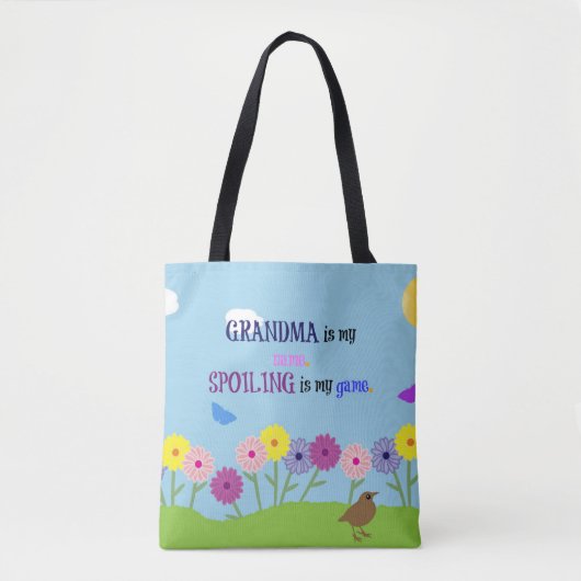 Oma is mijn naam... tote bag (Voorkant)