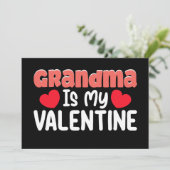 Oma is mijn Valentijnsdag familie zoon dochter Kaart (Staand voorkant)