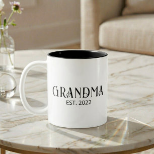 Oma is oma geworden tweekleurige koffiemok