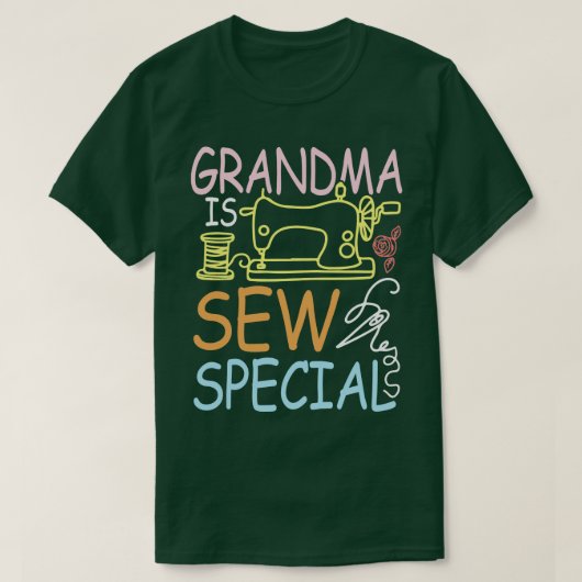 Oma is speciaal voor naai t-shirt (Design voorkant)