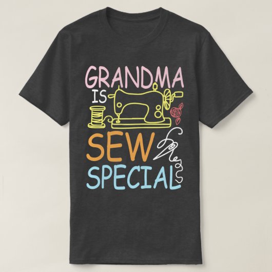 Oma is speciaal voor naai t-shirt (Design voorkant)