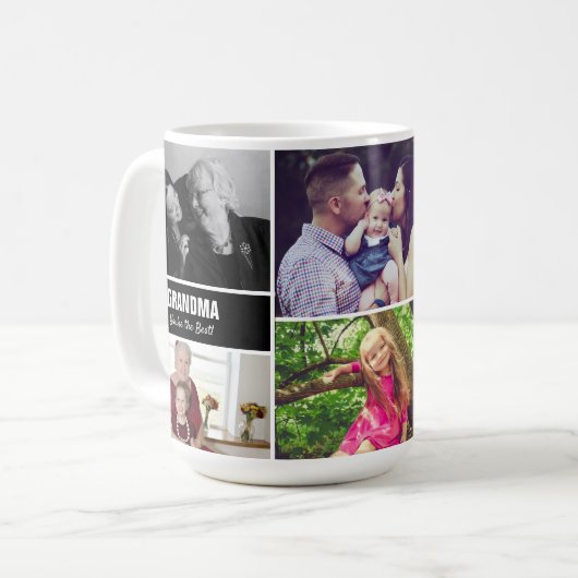 Oma je bent de beste Met Liefde Fotorooster Koffiemok (Voorkant links)