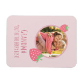 Oma, jij bent de beste Berry-foto Magneet (Horizontaal)