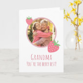 Oma, jij bent de beste Berry Kaart (Gele Bloem)