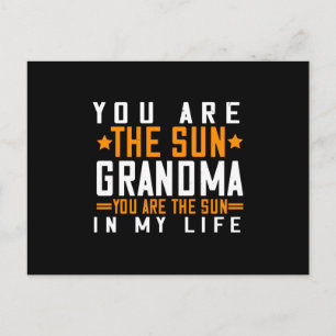 Oma - Jij bent de Sun Grandma Briefkaart
