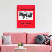 Oma Johnson Canvas Afdruk (Insitu (Woonkamer))