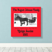 Oma Johnson Canvas Afdruk (Insitu (Houten vloer))