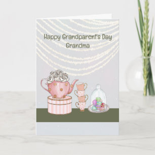 Oma kaart voor Oma's dag met theepot