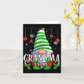 Oma Kabouter Kerst Pyjama Matchende Familie Gr Kaart (Gele Bloem)