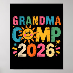 Oma kamp 2026 gez familievakantie zomer kamperen poster