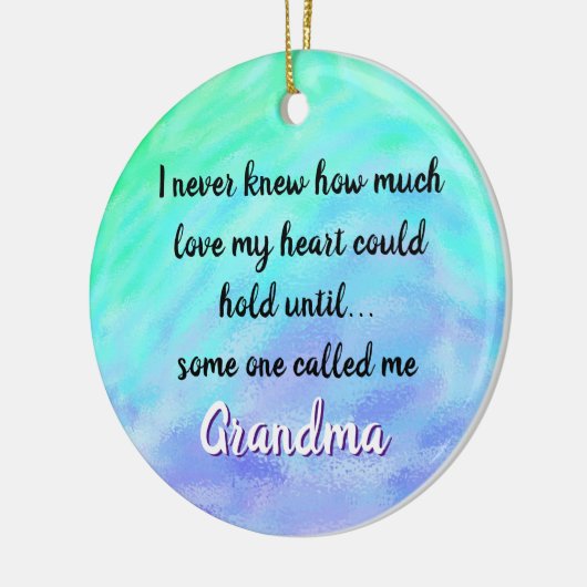 Oma keramische decoratie (Links)