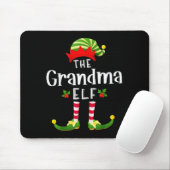 Oma Kerst Elf Bijpassende Pyjama Kerstfeest Muismat (Met muis)
