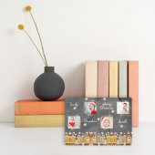 Oma Kerstmis Ginger Cookie Foto Grid Collage Fotoplaat