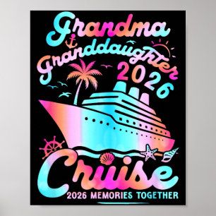 Oma kleindochter cruise 2026 herinneringen moeders poster