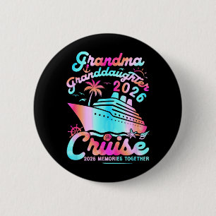 Oma kleindochter cruise 2026 herinneringen moeders ronde button 5,7 cm