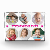 Oma Kleinkinderen Custom Photo Block Fotoblokken (Voorkant)
