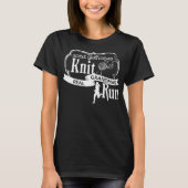 Oma Knit Real Grandmas Run Tshirt (Voorkant)