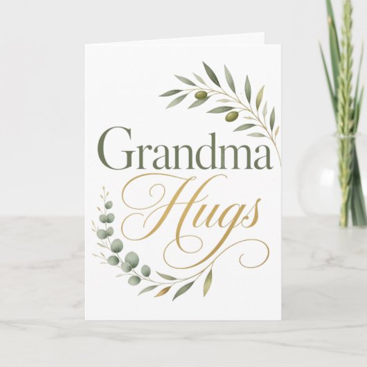 Oma Knuffels Liefde Botanisch Kaart (Voorkant)