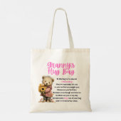 Oma knuffeltas (meervoud) tote bag (Achterkant)