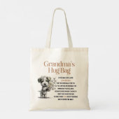 Oma knuffelzak (enkel) tote bag (Achterkant)