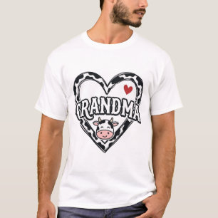 Oma Koe Hart Vintage Boerderij Shirt Ontwerp_1