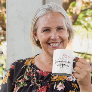 OMA KOFFIE MET JEZUS Christelijke Rustige Tijd Koffiemok