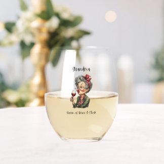 Oma Koningin van Wijn Uur Glas