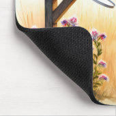 Oma leest brief van kleinkind muismat (Hoek)