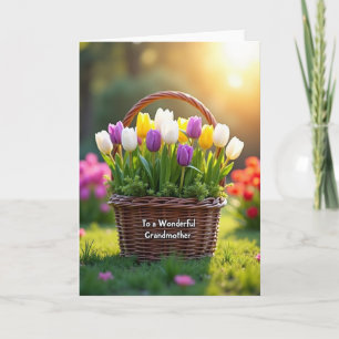 Oma Lente Bloei Kaart