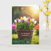 Oma Lente Bloei Kaart (Gele Bloem)