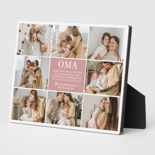 Oma Letter aangepast Fotoplaat (Zijkant)