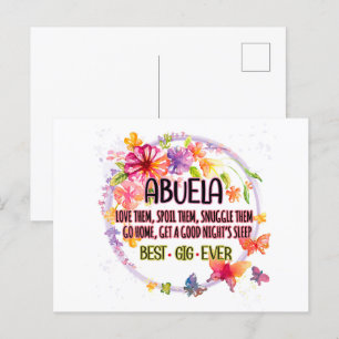 Oma liefhebben Verwennen Knuffelen Briefkaart