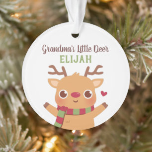 Oma Little Deer, Persoonlijke Kerstmis Ornament