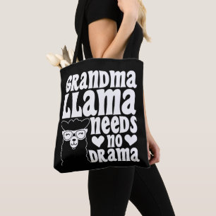 Oma Llama heeft geen drama nodig Moederdag Tote Bag