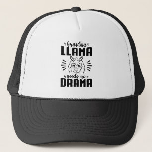 Oma Llama heeft geen drama nodig Schattigee Llama  Trucker Pet
