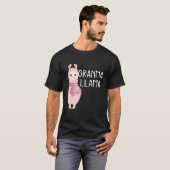 Oma Llama Liefhebber Voor Llama T-shirt (Voorkant volledig)