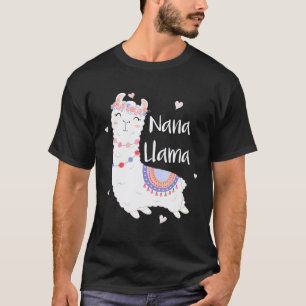 Oma Llama Schattige Oma Llamas Liefhebber Voor Vro T-shirt