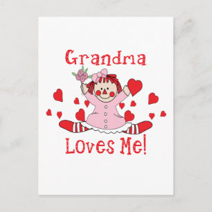 Oma Love is me Rag Doll Briefkaart
