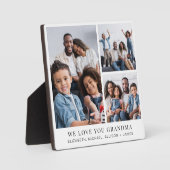 Oma Love You 3 Fotocollage Fotoplaat (Voorkant)