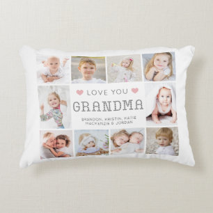 Oma Love You Hartjes 10 Foto Persoonlijk Accent Kussen