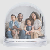 Oma Love You Photo Collage Snow Wereldbol Sneeuwbol (Achterkant)