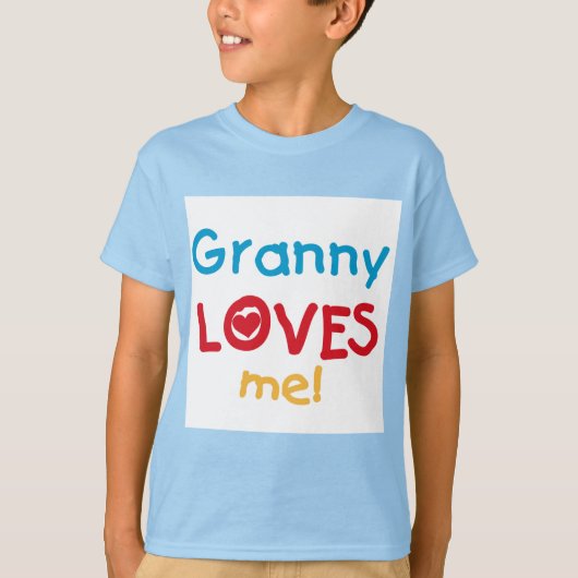 Oma Loves Me T-shirts en geschenken (Voorkant)