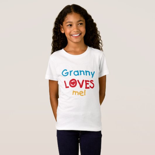 Oma Loves Me T-shirts en geschenken (Voorkant volledig)