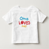 Oma Loves Me T-shirts en geschenken (Voorkant)