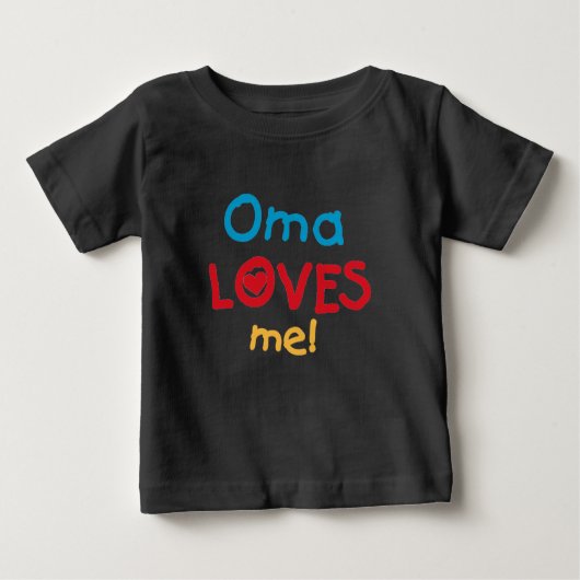 Oma Loves Me T-shirts en geschenken (Voorkant)