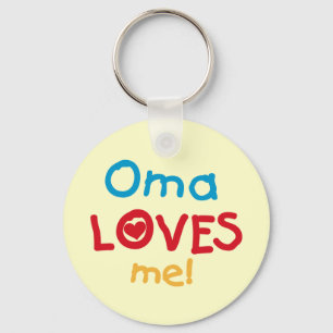 Oma Loves Me T-shirts en geschenken Sleutelhanger