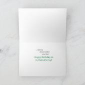 Oma, Luck of the Irish St. Patrick's Day Clov Kaart (Binnen)