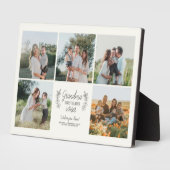 Oma maakt het leven wijzer en houdt van je fotocol fotoplaat (Zijkant)