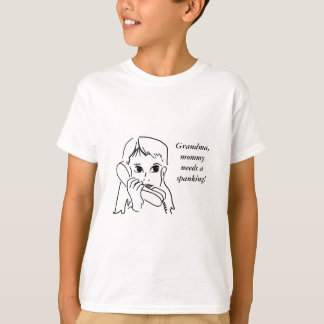 oma, mama heeft een spandoek nodig. t-shirt